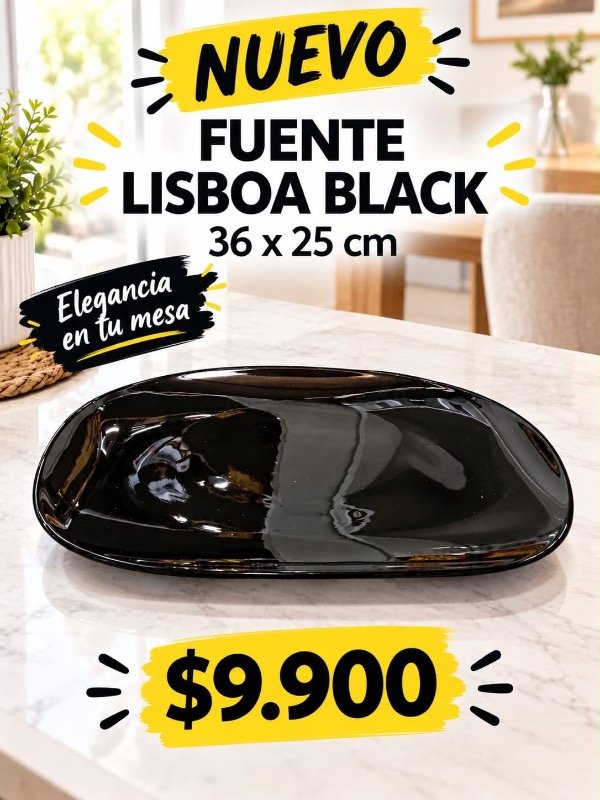 Producto - Fuente vidrio negra - 0