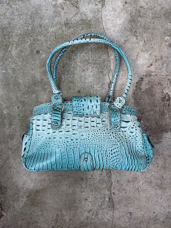 Producto - Minibag G Reptil Aqua