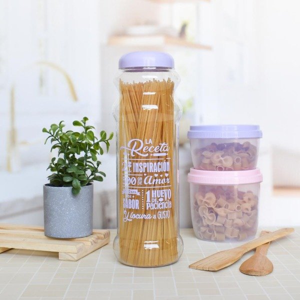 Producto - Contenedor tubo para fideos Sumil
