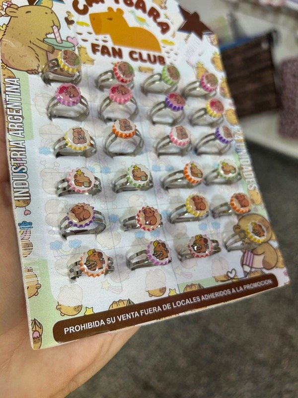 Producto - Anillos capibara - 1