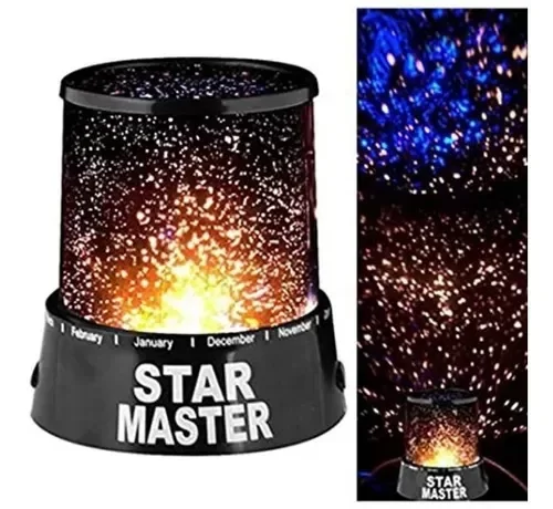 Producto - STAR MASTER VELADOR PROYECTOR DE ESTRELLAS LED NEGRO