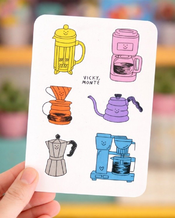 Producto - Stickers Cafeteras
