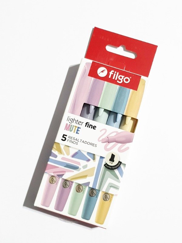 Producto - Resaltador Filgo Mute x5