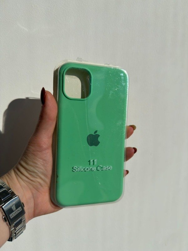 Producto - Silicone case IPhone 11 verde menta