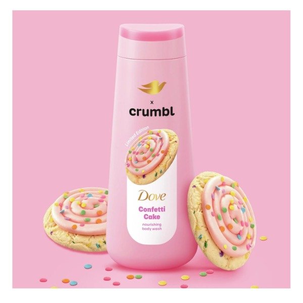 Producto - Dove Moisturizing Body Wash and Scrub Confetti Cake Scent - 1