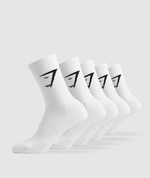 Producto - Crew Socks 5pk White