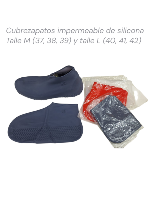 Producto - Cubrezapatos impermeables de silicona para lluvia