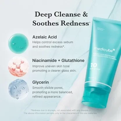 Producto - medicube Azelaic Acid Capsule Cleansing Foam 120g - 4