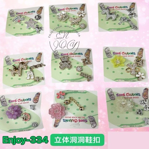 Producto - BLISTER PINES PIN DE CROCS 3D SURTIDOS DISEÑOS FASHION ENJOY334