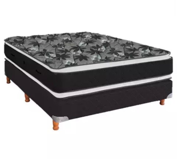Producto - Juego de Sommier Dorado Doble Pillow