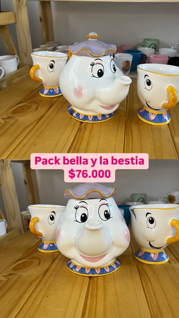 Producto - Pack bella y la bestia