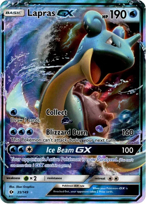 Producto - Lapras GX - 35/149 - Sun and Moon - Holo