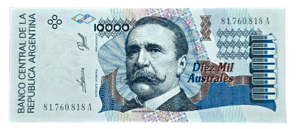 Producto - 10.000 Australes (De Pául - Gonzalez Fraga) Bott.2879 XF+
