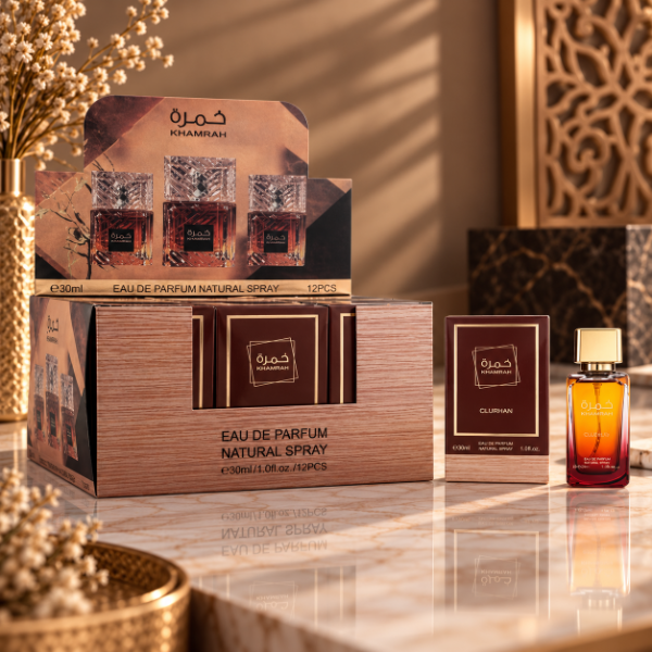 Producto - PERFUME ARABE ROJO KHAMRAH 30ML JHAL30-15