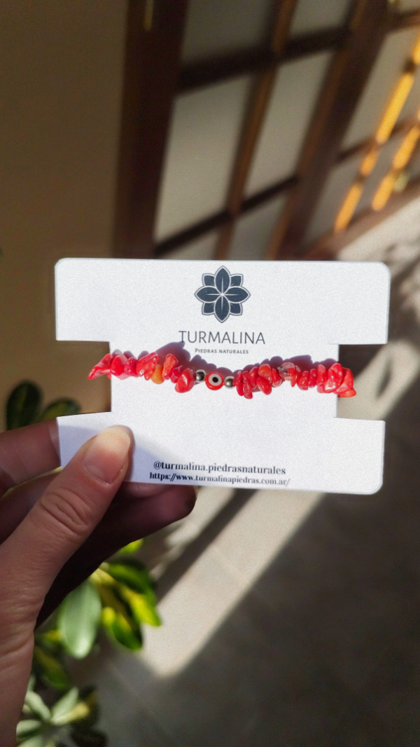 Producto - Pulsera Sisi CORAL ROJO
