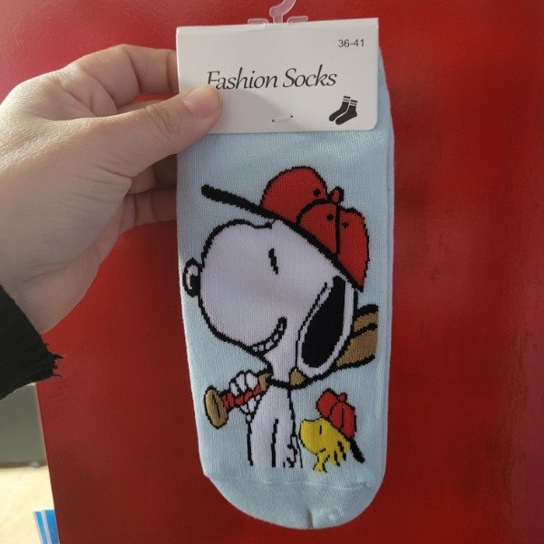 Producto - SOQUETE ADULTO SNOOPY CELESTE