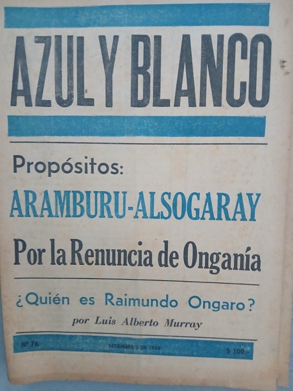 Producto - REVISTA AZUL Y BLANCO N 76