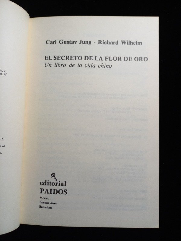 Producto - El secreto de la flor de oro - Jung y Wilhem - 1