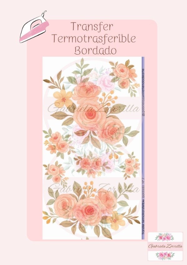 Producto - Transfer Termo transferible bordado N-7