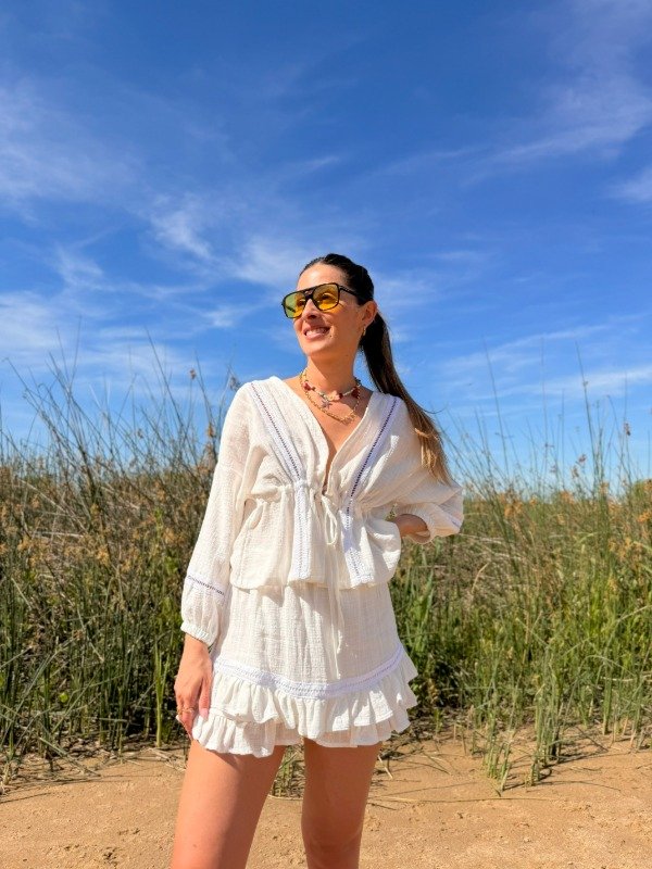 Producto - SHORT FELICITAS BLANCO