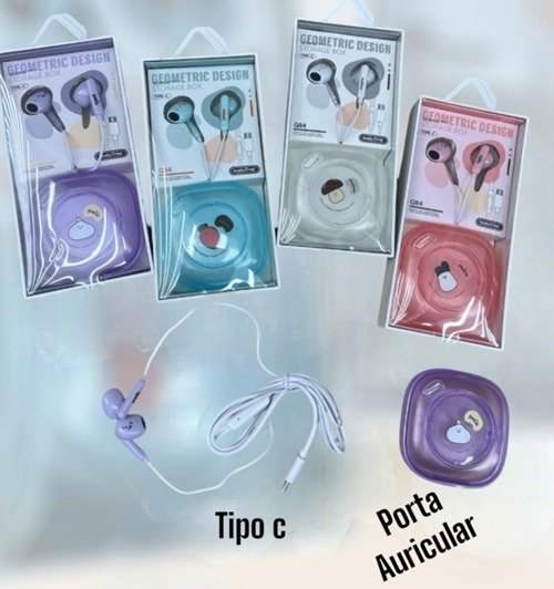 Producto - Auricular Salida Tipo C (con estuche colores)