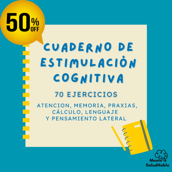 Producto - Cuaderno de Estimulacion Cognitiva  - PROMO SOLO POR HOY