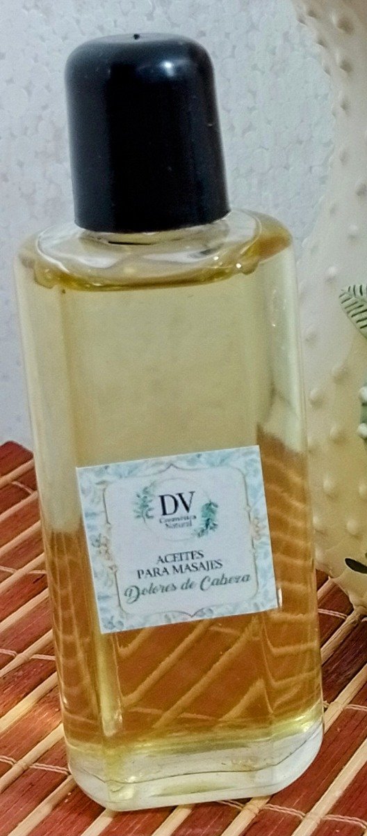 Producto - ACEITE PARA DOLORES DE CABEZA, CEFALEAS Y MIGRAÑAS DE  50 CC