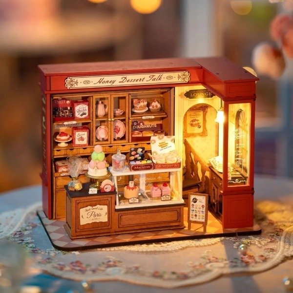Producto - Robotime Rolife Tienda de Postres (Honey Dessert Talk) DG168 - 2