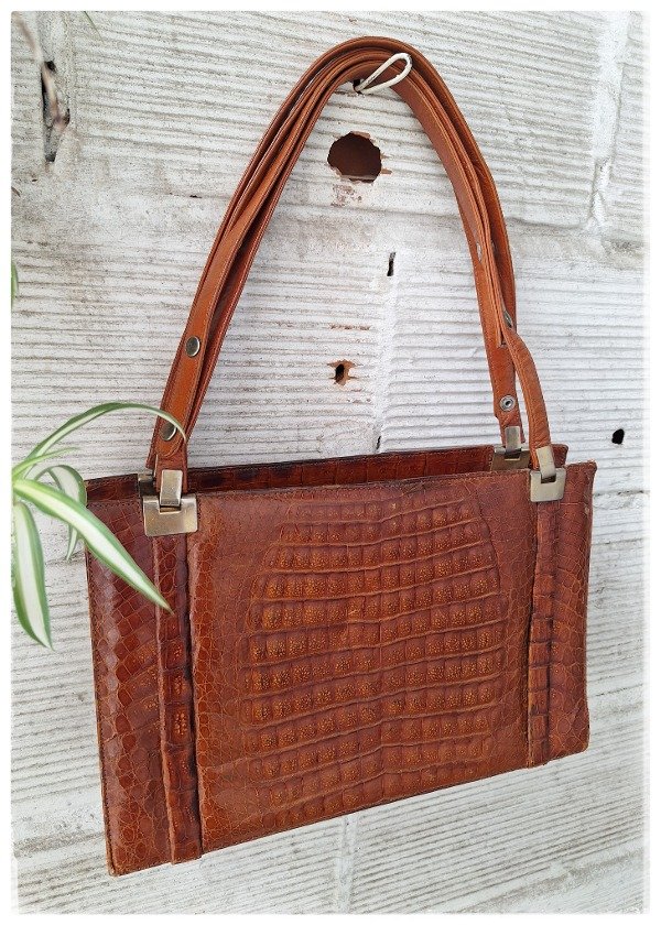 Cartera de Mano Cocodrilo Los Ciervos