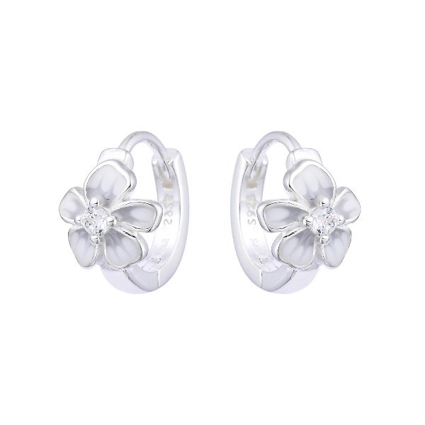 Producto - Argollas Florpa Blanco 12 Milimetros - 0