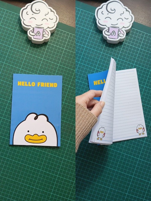 Producto - Imprimible Anotador y Cuaderno de Patito de la película Kpop Demon Hunters