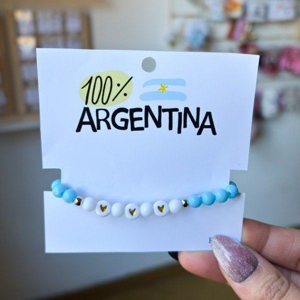 Producto - PULSERA ELÁSTICA CORAZONES DORADOS