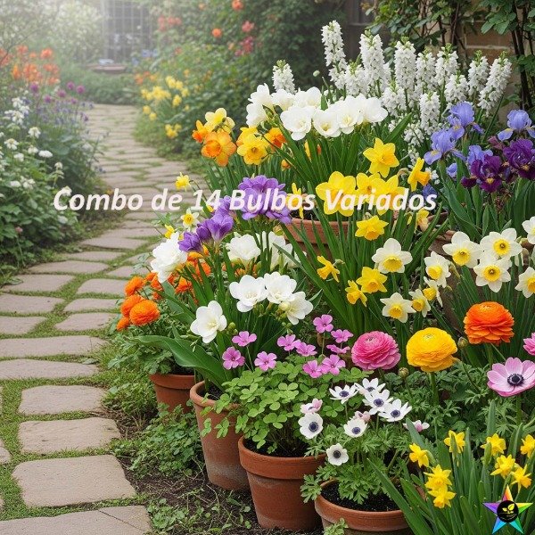 Producto - Super Combo de Bulbos de Flores Nro. 3 (14 Bulbos Variados)