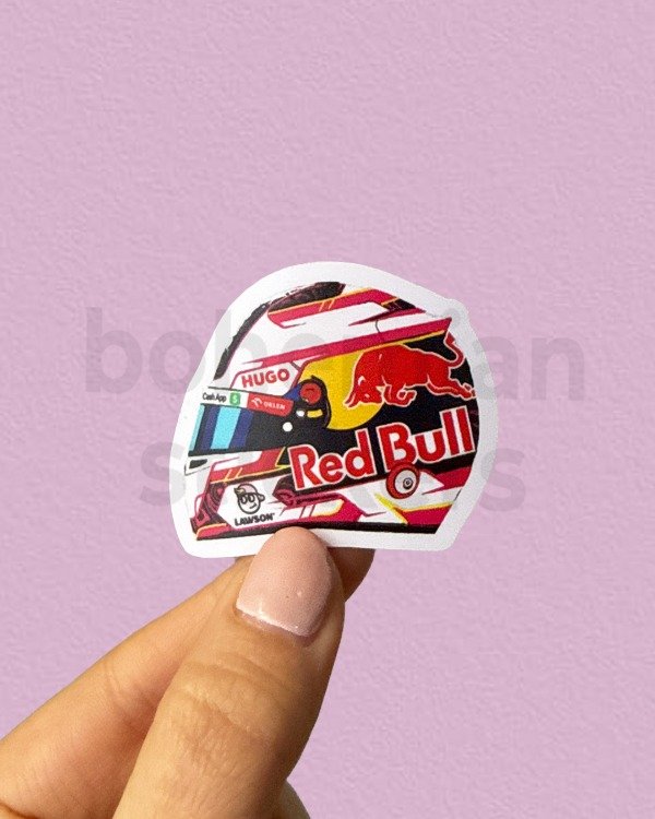 Producto - CASCO LIAM LAWSON - Sticker Individual de Formula 1