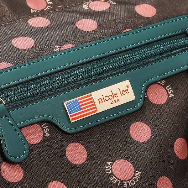 Producto - Set  Nicole Lee de 5 piezas Cartera, Bandolera Billetera Mini Neceser y Llavero - 6