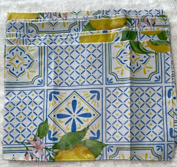 Producto - Pack de 6 individuales de mesa de ecocuero con Felpa - 7