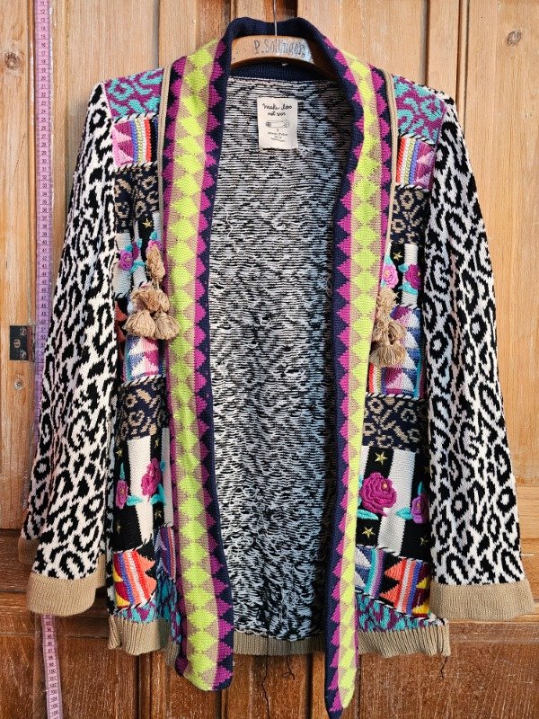 Producto - Saco Jazmín Chebar Estampado t.3