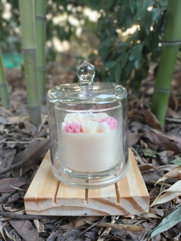 Producto - Cúpula Bouquet de Flores transparente