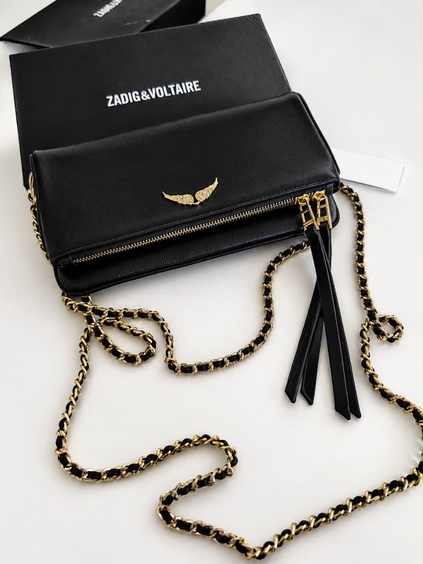 Producto - Cartera Zadig y Voltaire rock dorado