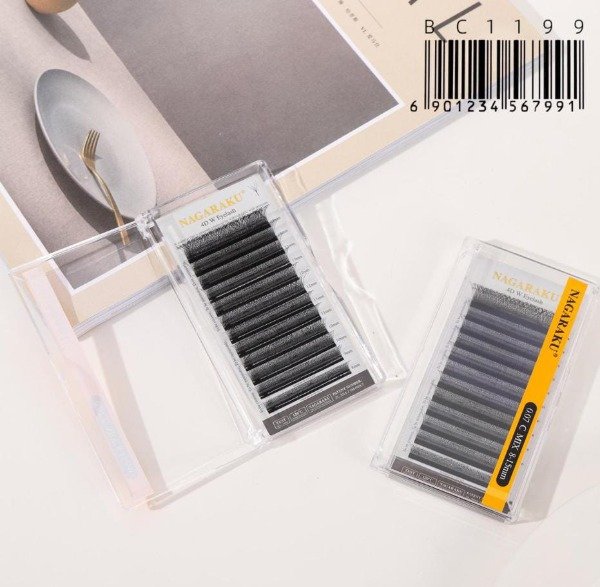 Producto - EXTENSIONES DE PESTAÑAS TECNOLOGICAS 4D W NAGARAKU 0.07D MIX