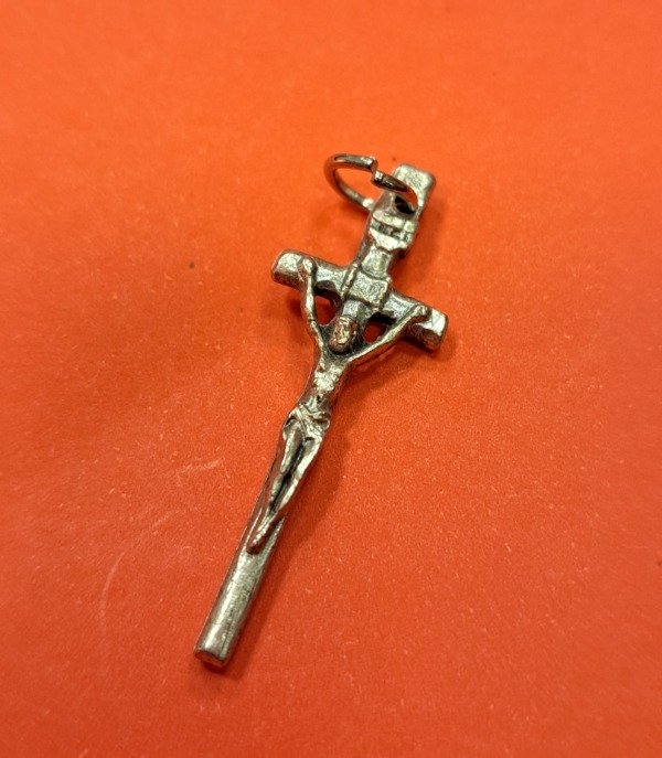 Producto - Cruz Cristiana Zamac Italiana 3,5 cm