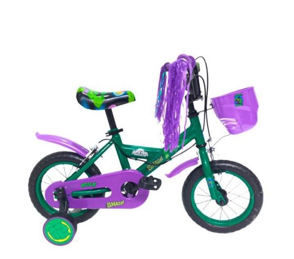 Producto - BICICLETA URBY,RODADO 12", RUEDA CON RAYOS,FRENO HERRADURA - HULK