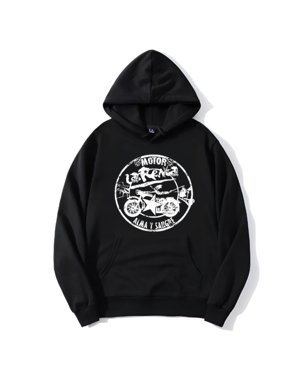 Producto - BUZO CANGURO LA RENGA MOTOR ALMA Y SANGRE + PILUSO DE REGALO
