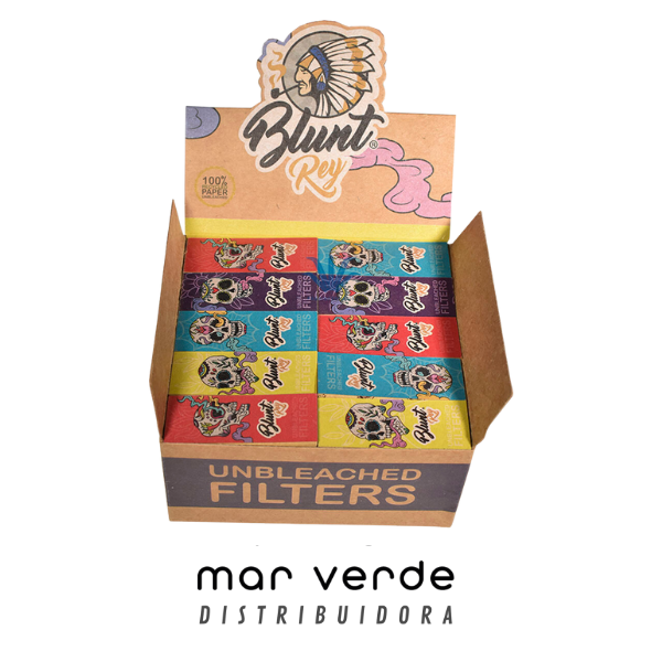 Producto - Filtro de cartón BluntRey 57x25mm x50