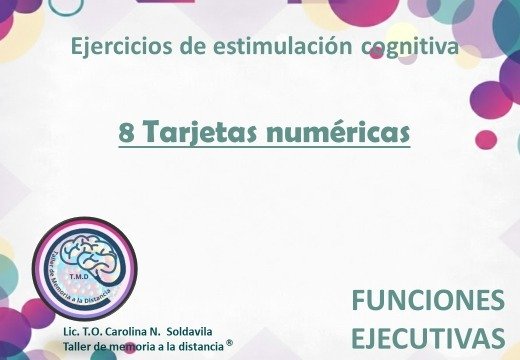 Producto - FE- 002.- 8 Tarjetas Numéricas-