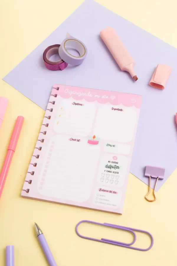 Producto - Organizando mi día - Planner Diario