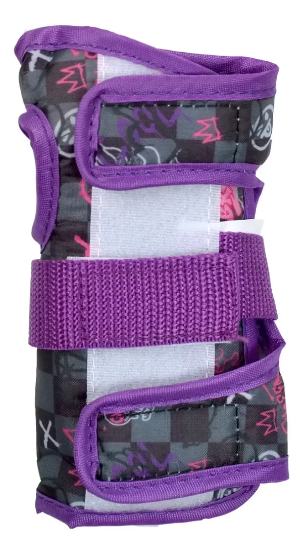 Producto - Kit de Protección Codera Rodillera y Muñequera Modelo Rosa y Negro - 3