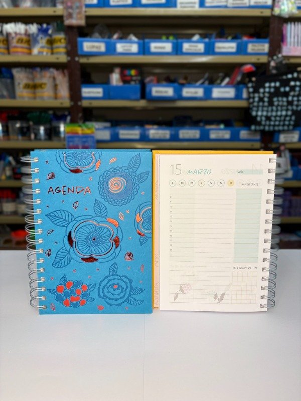 Producto - Agenda Diaria c/espiral R8 Perpetua 15x21cm - "Talbot" - 3