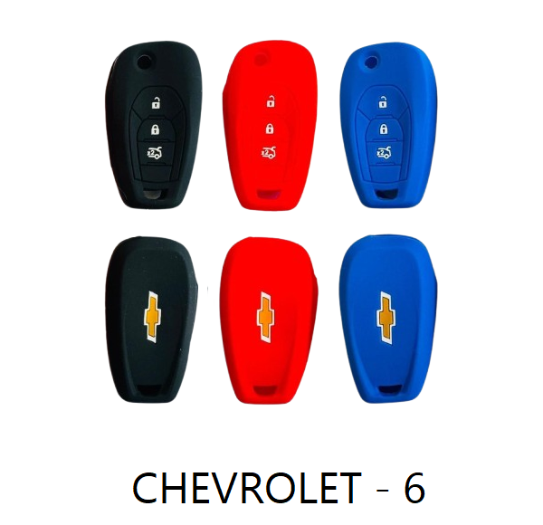 Producto - FUNDA DE SILICONA CUBRE LLAVE CHEVROLET 6
