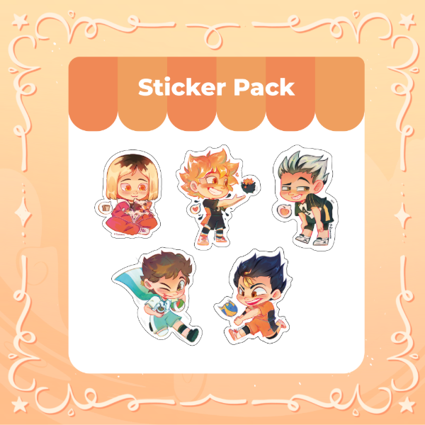 Producto - [Sticker Pack] Haikyuu
